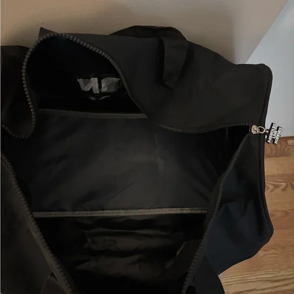 ALF emotional baggage Black Duffel Bag with White Lettering - Picture 3 of 5